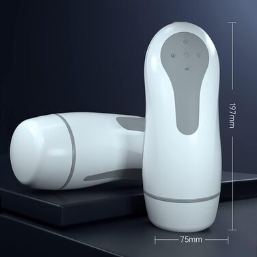 Автоматичний чоловічий мастурбатор Xuomt з тоном, 10 режимів вібрації та рівні всмоктування - іграшка для дорослих