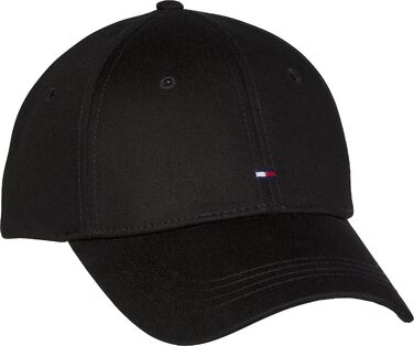 Чоловіча кепка Tommy Hilfiger One Size, чорна (Flag Black)