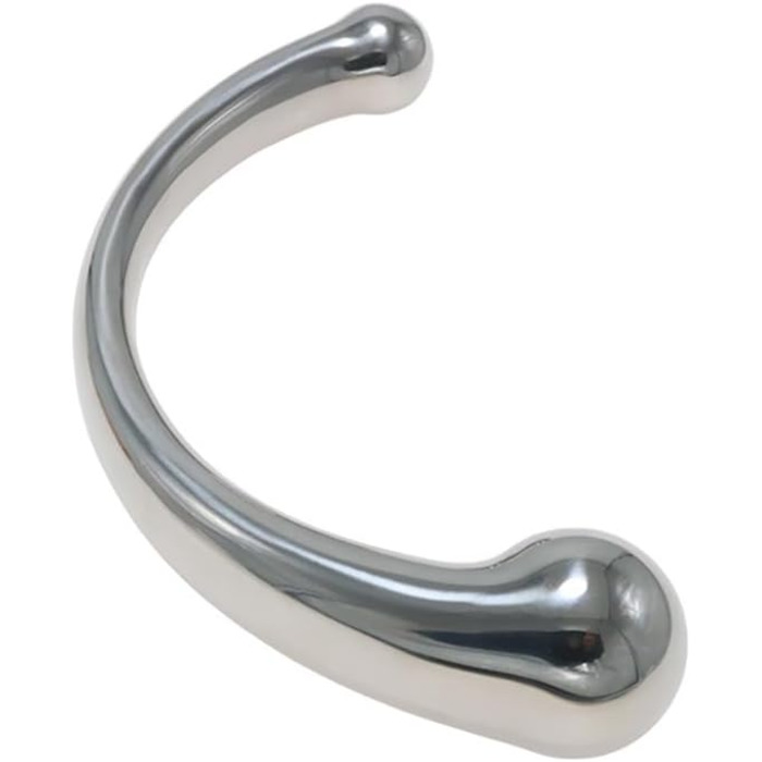 Анальний масажер Jomyu з нержавіючої сталі з подвійним наконечником для масажу простати (G-точка) - BDSM іграшка для чоловіків та жінок