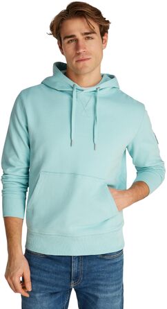 Чоловічий худі з капюшоном Calvin Klein Badge, колір Fresh Mint (м'ятний), розмір XS