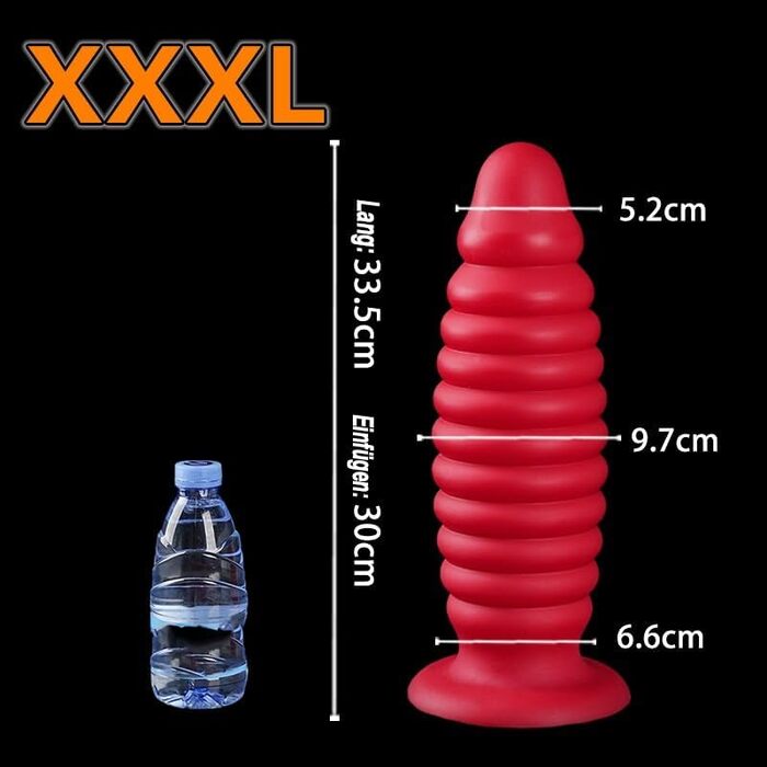 Анальний плагін Hrekssi з спіраллю, 7 розмірів, з силікону, для стимуляції простати, для чоловіків та жінок