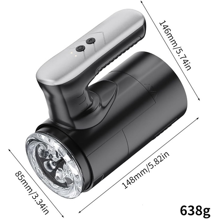 Електричний мастурбатор JFRong з 10 телескопічними режимами для чоловіків. Автоматичний мастурбатор з 3D вагіною, стимулятором сім'яника. Інтимні іграшки для чоловіків