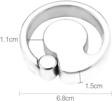 Кільце для статевого члена SXOVO з навантажувальним підвіском, для чоловіків, з нержавіючої сталі, для затримки еякуляції