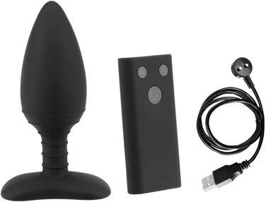 Jpscor Elektro Shock Silikon Анаlvibrator з 10 режимів вібрації та електричною стимуляцією, з пультом дистанційного керування. Іграшка для дорослих для чоловіків та жінок.