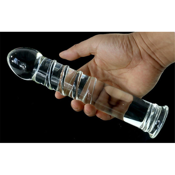 Скляний анальний дildo OnundOn - анальний плагін, 25.5 * 5 см