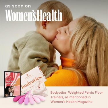 Bodyotics Тренажер для дна тазу для жінок - Комплект для тренування Kegel - 6-частинний набір для початківців