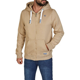 Чоловіча толстовка на блискавці з капюшоном riverso RIVNoah Regular Fit, колір Cobblestone Beige