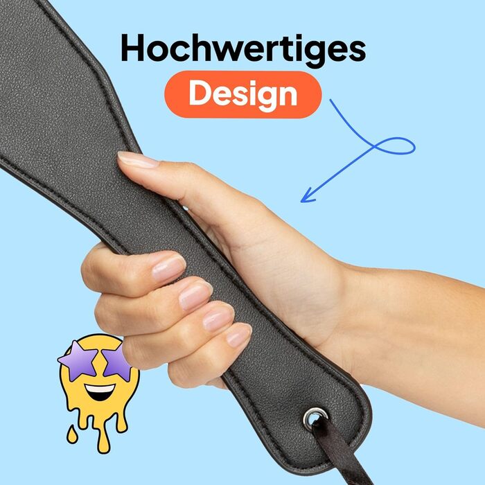 Набір для БДСМ Obaie Fesseln & Bondage: 5-елементний комплект для початківців з падоком, мотузкою, маскою, флогом та наручниками з PU-шкіри