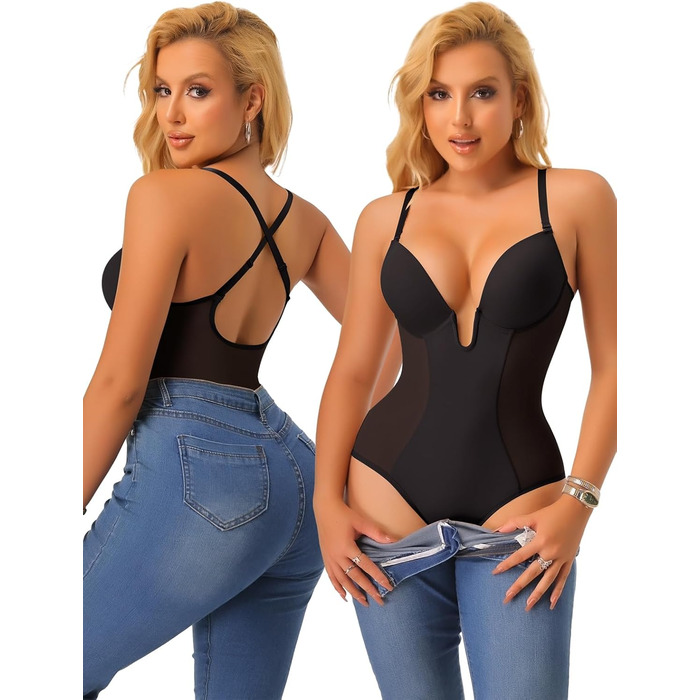 Корсет-боді JoyShaper для жінок, чорний, M: формування фігури, підтримка живота, дихаючі матеріали