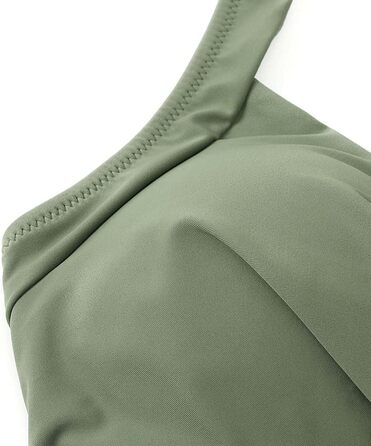 Купальник суцільний жіночий Einteiliger Monokini Pushup Wrap, зелений колір - 2026
