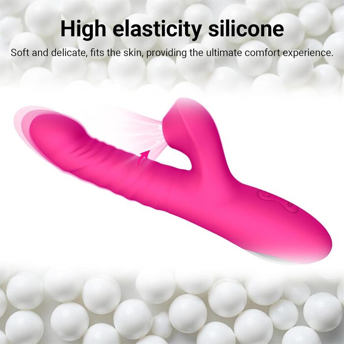 Вібратор G-Punkt Klassischer Rabbit, комплект для пар: 2 вібратори з 10 режимами, чорний