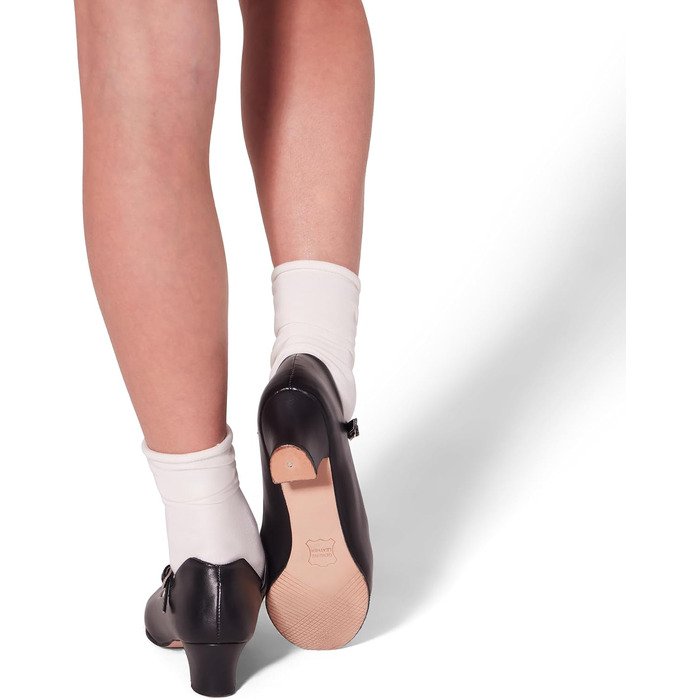 Жіночі танцювальні туфлі для характерного танцю Capezio Jr. Footlight, чорні