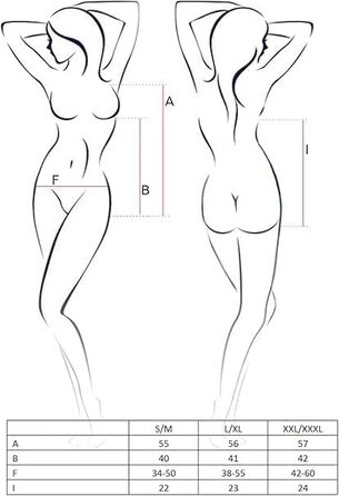 Selente Luxury Love: Комплект жіночої білизни з атласною маскою для очей (виготовлено в ЄС). Містить боді та маску. Кольори: червоно-білий, чорний wetlook. Розмір L-XL