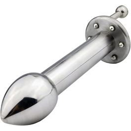 Анальний масажер ScreaAss з нержавіючої сталі, подвійний наконечник, для масажу простати та стимуляції G-точки