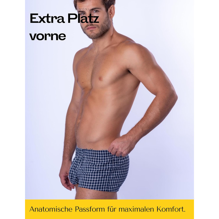 BIMONI Боксер чоловічий з м'якої бавовни, низька посадка, сексуальний дизайн, труси-боксери, труси для чоловіків, гіпстерський стиль (Темно-синій, XL)