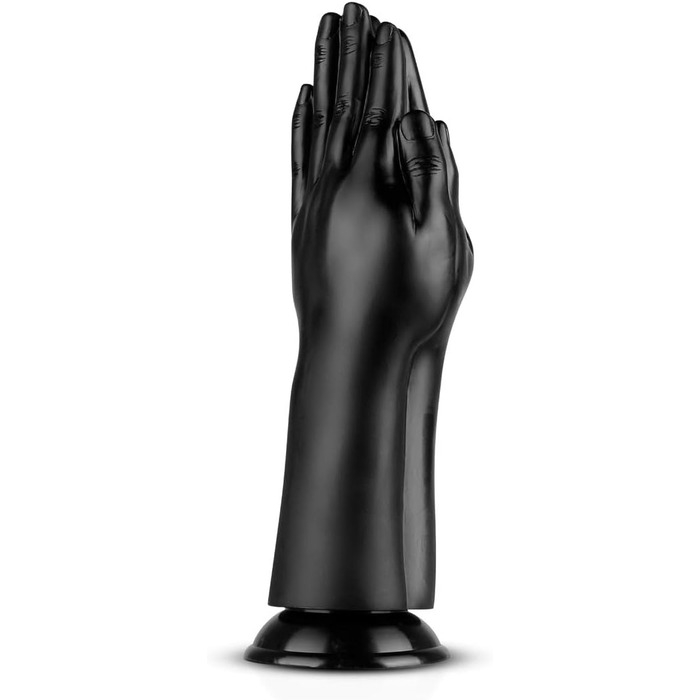 Анальний секс-іграшка BUTTR Double Trouble Fisting Dildo, Чорний, XXL, для досвідчених користувачів