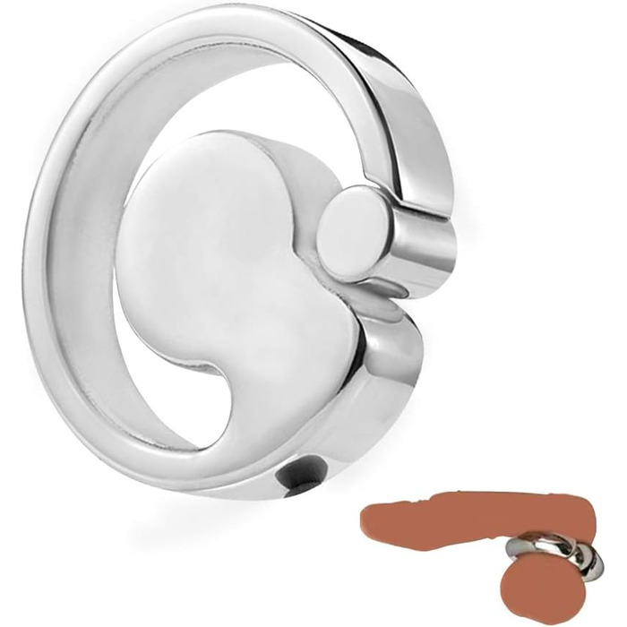 Кільце для статевого члена SXOVO з навантажувальним підвіском, для чоловіків, з нержавіючої сталі, для затримки еякуляції