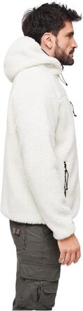 Чоловіча робоча куртка Brandit Teddyfleece Worker Jacket, біла, розмір XXL