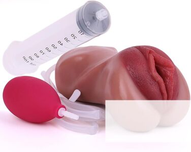 Реалістичний мастурбатор Jixaxe з функцією розпилення – 3D силікон, для чоловіків