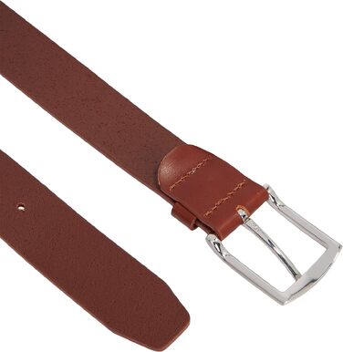 Чоловічий шкіряний ремінь Tommy Hilfiger New Denton 3.5, коричневий (Dark Tan), розмір 95