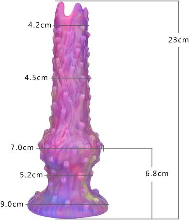 Світловий інопланетний яйцеклад Dildo з п'ятьма світлими яйцями, пневматичний фентезі-дилдo, дилдo для відкладання яєць, сліпуча куля, анальний дилдo, мастурбатор G-Spot, секс-іграшки для жінок та чоловіків