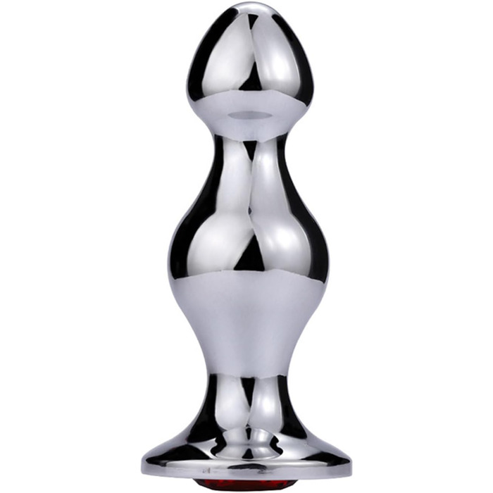 Анальний плагін з нержавіючої сталі TYDAY: масаж простати, сексуальні іграшки для пар, чоловіків та жінок (3 шари, подвійна перлина)