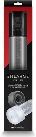 Насос для збільшення пеніса Viking від NS Novelties, чорний, 32,1 x 7,1 x 7,1 см