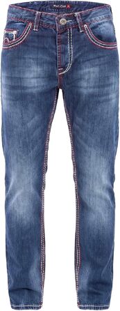 Чоловічі джинси Rock Creek Denim M33 з посиленими швами, темно-сині (42W / 36L, Rc-2272)