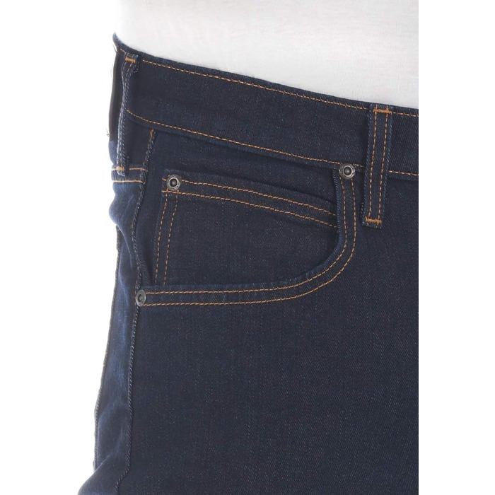 Чоловічі джинси Lee Daren Regular Straight Fit з еластичним стрейч-ефектом, темно-сині (Rinse Blue), 33W/30L