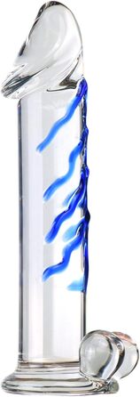 Скляний анальний плагін Hrekssi для стимуляції G-точки та аногеального масажу, для жінок та чоловіків