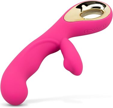 Вібратор Rabbit, 10 режимів вібрації, водонепроникний, перезаряджається - Рожевий