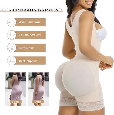 Корсет-м'який бюстгальтер YIANNA для жінок, модель 7306, чорний, L (M, бежевий), з сталевими кісточками, для формування фігури