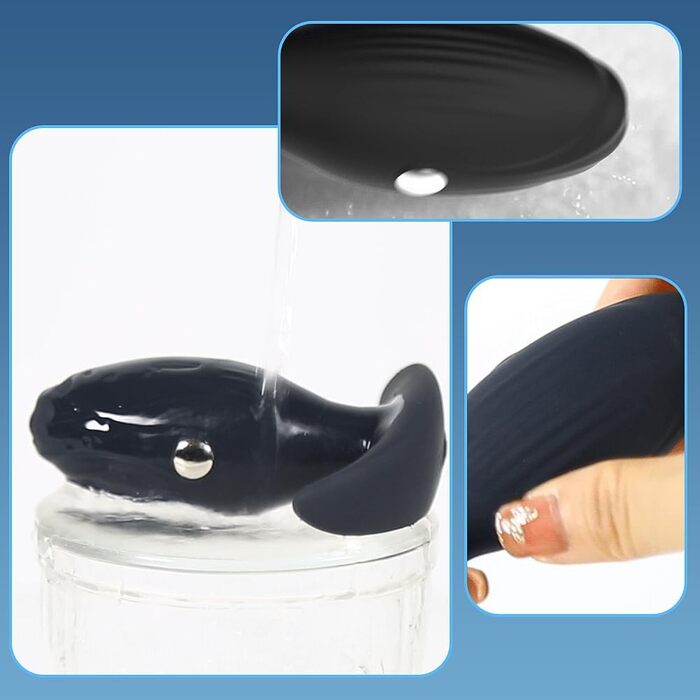 Анальний вібратор SXOVO з 7 режимами електрошоку та 7 режимами вібрації. Силіконовий анальний плагін для стимуляції простати та масажу G-точки. Іграшка для дорослих для чоловіків та жінок.