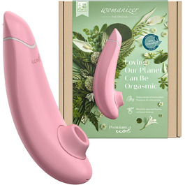 Womanizer Premium - вібратор для жінок, стимулятор клітора, чорний (Eco Rosa)