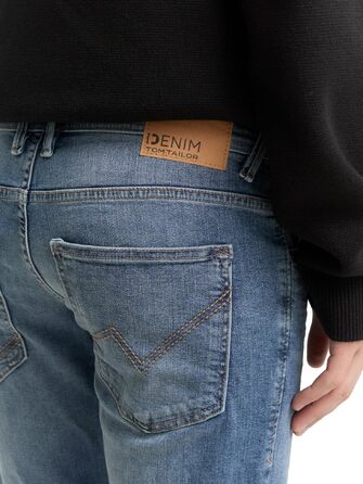 Чоловічі джинси Skinny Tom Tailor Culver Denim (світло-блакитні, Used Light Stone Blue, 34W/32L)