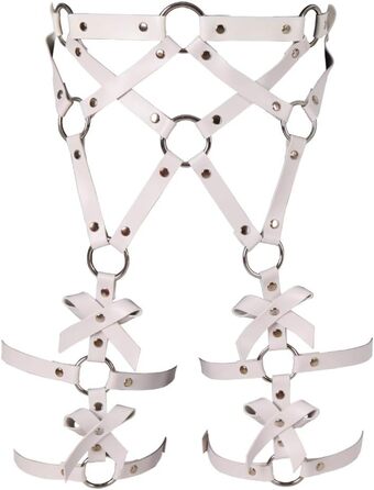 Жіночий корсет-зачіп з PU шкіри, чорний, стимпанк, корсет з ремінцями