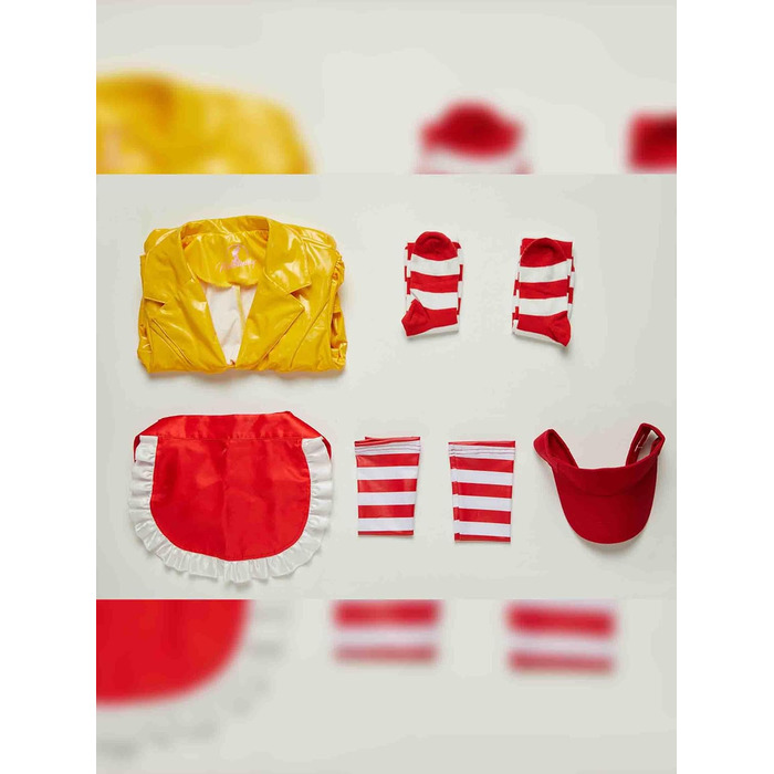 Костюм покоївки Mobbunny для жінок, сексуальна білизна, комплект форми покоївки, набір для Хелловіну, жовта сукня зі спідницею та капелюшком