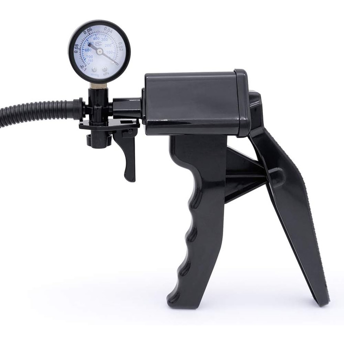 Вакуумна помпа для чоловіків з манометром, 20см Ø7см - збільшення потенції, подовження пеніса, допомога при імпотенції