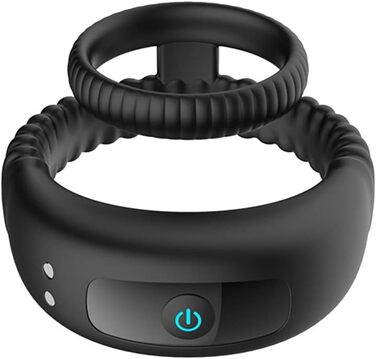 Вібратор кільце для пеніса з 10 режимами вібрації, стимулятор клітора, вологостійкий, для чоловіків та пар. Іграшка для дорослих