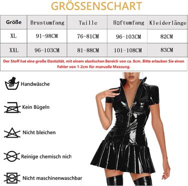 Міні-сукня з еластичної шкіри (PU) для жінок, облягаюча, чорна, з короткими рукавами, розмір XXL-3XL