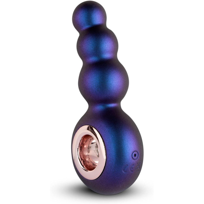 Анальний плаг Hueman Outer Space фіолетовий (вібруючий)