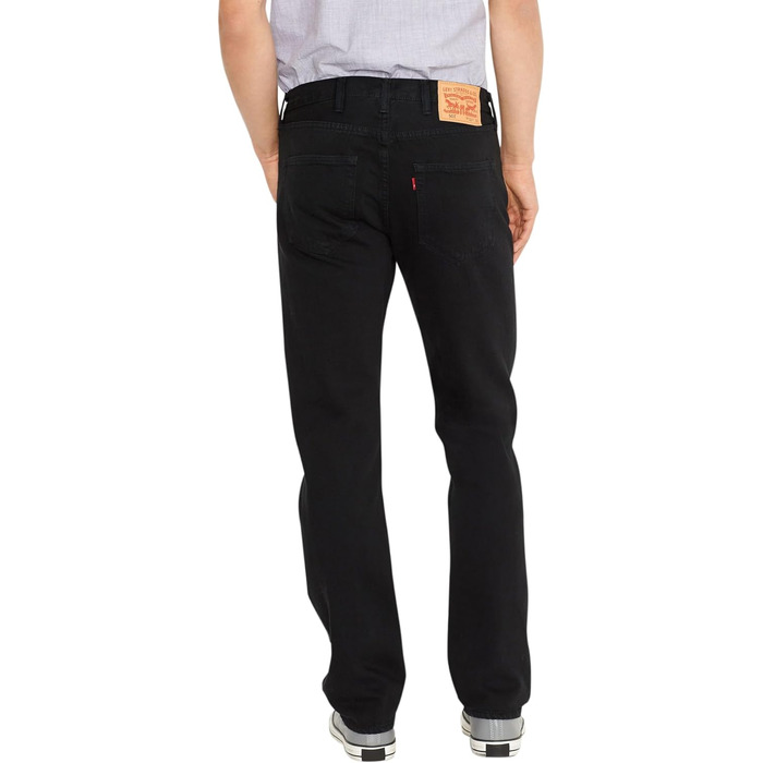 Чоловічі джинси Levi's Stonewashed Black, розмір 31W / 32L, чорні з ефектом потертості