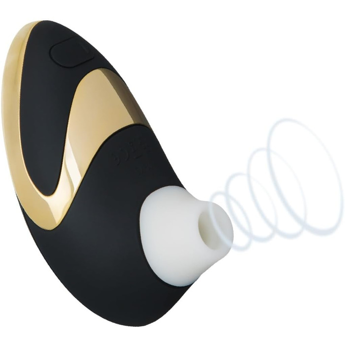 Womanizer PRO W500 - вібратор для стимуляції клітора, GOLD EDITION, чорний та золотий, 12 інтенсивностей, водонепроникний
