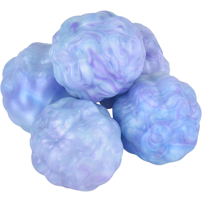 Анальні кульки з рідкого платиновиого силікону HXLXW для стимуляції G-точки та розширення анусу (5 шт.)