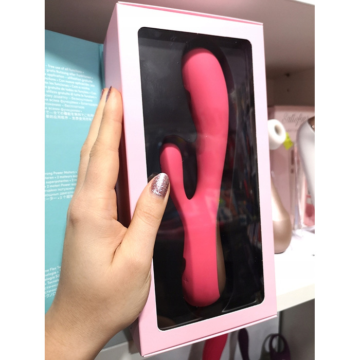 Вібратор для точки G Satisfyer, червоний, 19 см, силікон