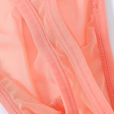 Сліп BIATWOWR для чоловіків: прозорі сексуальні труси (M, помаранчевий)