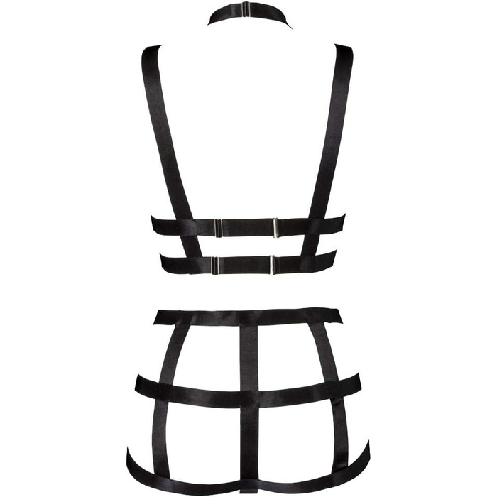 Чорне 2-кільцеве сідло з велюру, розмір M-L