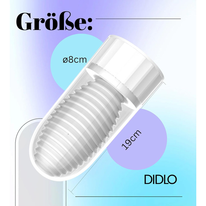 Електричний мастурбатор для чоловіків DIDLO Rotor-MM15 Special Edition, MICAELA SCHÄFER, обертання та вібрація, USB-зарядка, 30 см (Heating Cup)