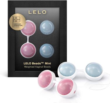 LELO Beads Mini - вагінальні кульки для тренування м'язів тазового дна, вагінальні кульки для початківців