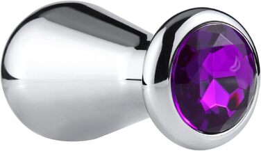 Металевий анальний плагін KucooN Extra Groß (M) - анальний плагін, масажер простати, G-точка, для чоловіків та жінок